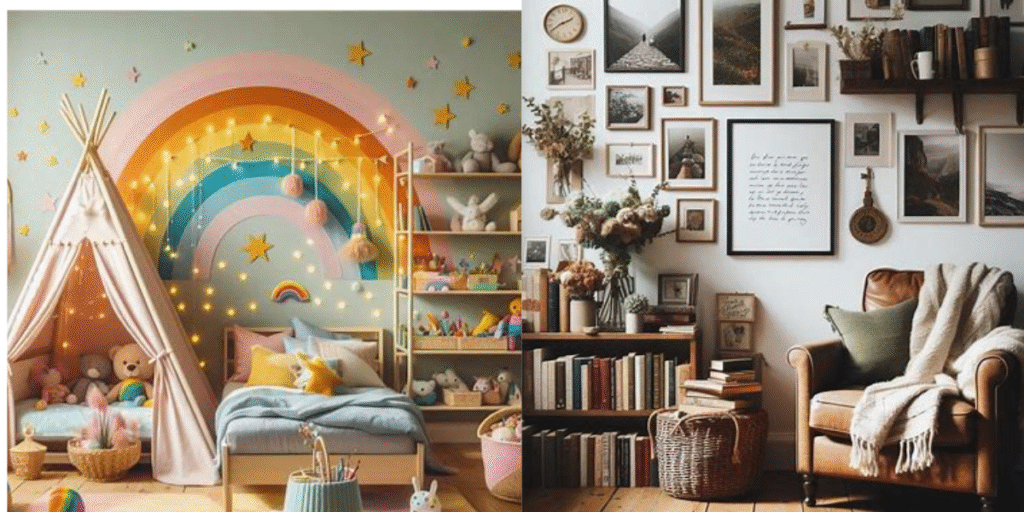 joyful colours in a small space for peaceful living