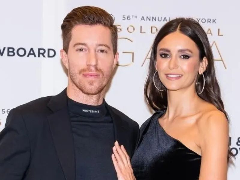Stylish moments of Nina Dobrev and Shaun White at formal events, captured before the nina dobrev breakup 2025 made headlines across celebrity news.