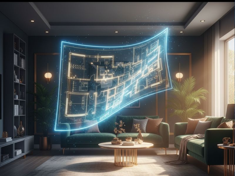 High-tech planning space illustrating budget-friendly luxury tips for smart home upgrades using affordable innovation and sleek design.